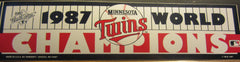 Minnesota Twins 1987 World Series Champions Bumper Sticker Original