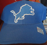 Detroit Lions Logo Solid Honolulu Blue Snapback Hat Sports Specialties NWT