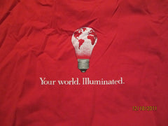 The Economist Magazine You're World Illuminated T Shirt Large New W/O Tag