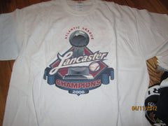 Lancaster Barnstormers 2006 Atlantic League Champions T Shirt XL SGA