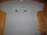 Tulane Football Grey Practice T Shirt XL Champion