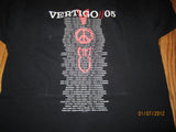 U2 2005 Vertigo Tour T Shirt XL Tour Dates