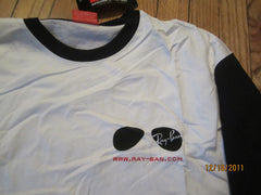 Ray Ban Sunglasses Logo Raglan T Shirt XL New With Tag