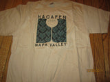Hagafen Vineyards Napa Valley Logo T Shirt Large Wine Jewish