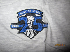 Mount ST Helens Eruption 25th Anniversary 2005 Embroidered Logo Large