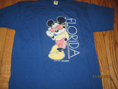 Mickey Mouse Florida Vintage 80's T Shirt XL Disney Velva Sheen