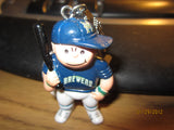 Milwaukee Brewers Blue Jersey L'il Brat Keychain