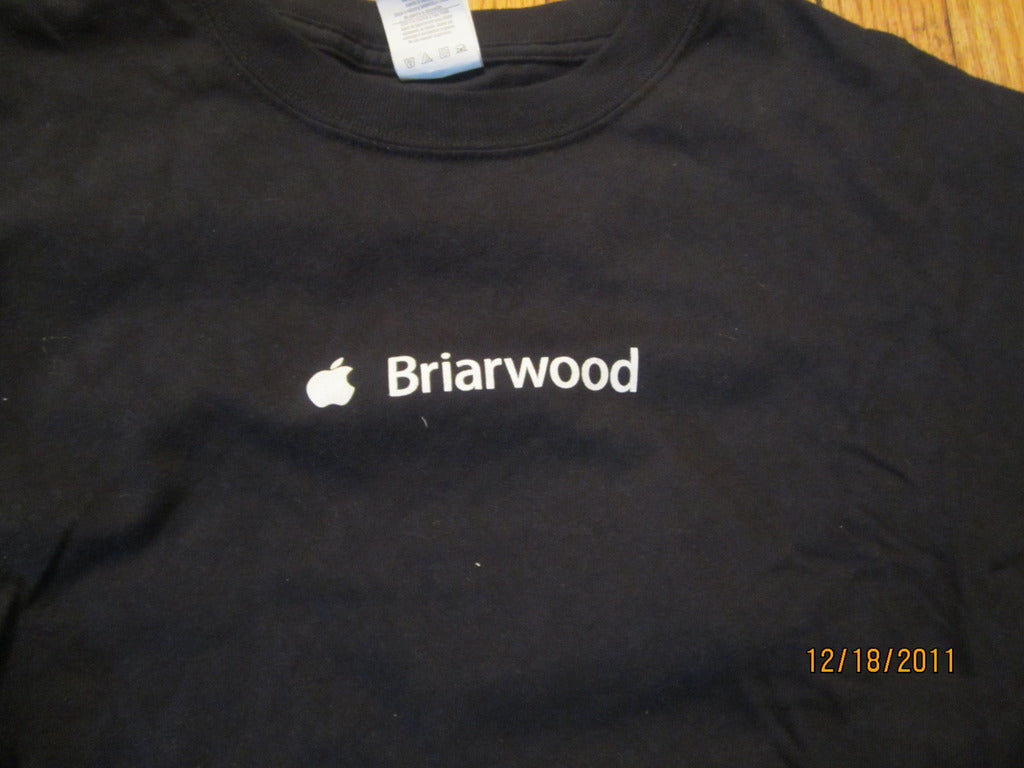 Lilmoxie — Apple Store Briarwood Logo Black T Shirt XL Ann Arbor