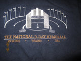 National D-Day Memorial Embroidered Logo T Shirt XL Bedford VA