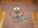 Scooby Doo Huge Logo Brown T Shirt XXL