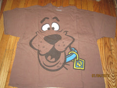 Scooby Doo Huge Logo Brown T Shirt XXL