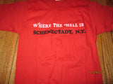 Schnechtady New York Where The Hell Is? Vintage T Shirt Small 80's