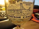 Windsor Ontario Canada Vintage Boomba Style Beer Glass