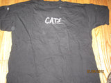 Cats Vintage 1981 Logo TB Shirt XL Green Eyes Play Theater