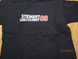 Jon Stewart & Stephan Colbert 2008 T Shirt Large