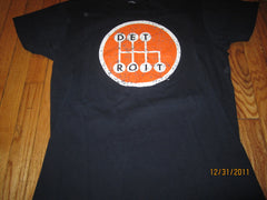 Detroit Made In Detroit Gearshift Logo Navy T Shirt Large Techno