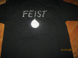 Feist Logo Black T Shirt Large Canada Leslie