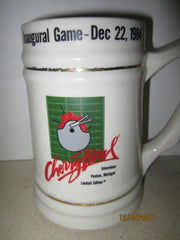 Cherry Bowl Dec. 22, 1884 Inaugural Game Pontiac Silverdome Ceramic Beer Stein