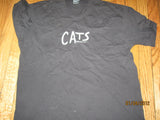 Cats Vintage 1981 T Shirt Large Screen Stars 50% 50% Play Theater