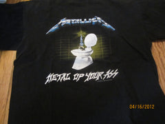 Metallica Metal Up Your Ass 1994 T Shiirt XL
