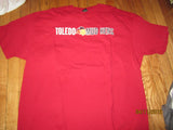 Toledo Mud Hens Logo Red T Shirt XXL