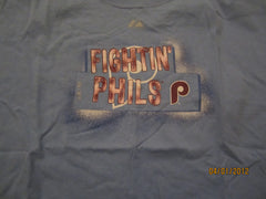 Phildelphia Phillies Fightin' Phils Blue T Shirt XL