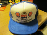 Detroit Pistons 1989 NBA Champs Mesh Trucker Snapback Hat Original