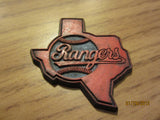 1980's Texas Rangers Logo Red Magnet