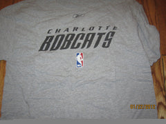Charlotte Bobcats Grey Practice T Shirt Large Reebok