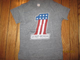 Detroit #1 Old Harley Logo T Shirt Kids Size 2