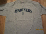 Seattle Mariners Grey Practice T Shirt XL By Majestic