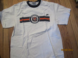Detroit Tigers Older Logo Ringer T Shirt Medium Nike