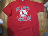 St Louis Cardinals Logo Vintage 1990 T Shirt XL Swingster 50% 50%