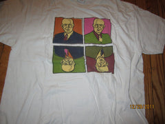 Dwight D Eisenhower Warhol-ish Cartoon T Shirt XL