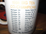 Michigan Football Rose Bowl 1987 Ceramic Coffee Mug