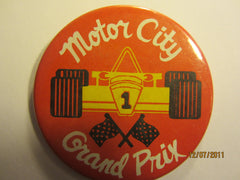 Detroit Grand Prix Logo 3 " Round Pin #8