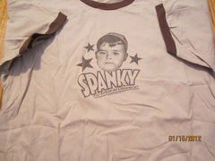 Little Rascals Spanky All American Dreamboat Ringer T Shirt Large