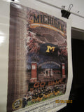Michigan Football 2001 Schedule Poster