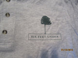 Six Feet Under Three Button Raglan T Shirt XL HBO