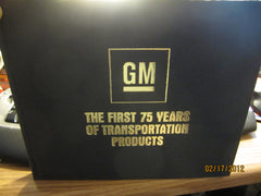 GM The First 75 Years Hardcover Book 1983 General Motors