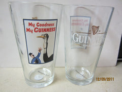 Guinness Vintage Poster "Ostrich" Pint Glass