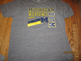 Michigan Vintage Fit Logo Grey T Shirt XL