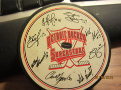 Detroit Red Wings Facsimile Signed Puck Burger King Promo