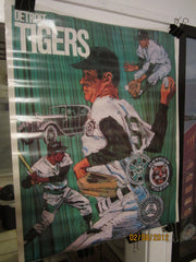 Detroit Tigers Original 1971 MLB Poster New In Package