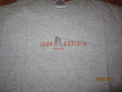 Chicago John Hancock Building Logo Grey T Shirt Small
