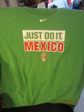 Mexico Football "Just Do It" Green T Shirt Large Nike