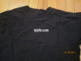 Apple Logo Black T Shirt Small Apple.Com