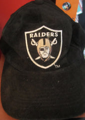 Oakland Raiders Black Leather Snapback Hat By Universal Cap