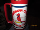St Louis Cardinals Vintage Tall Plastic Thermos Mug Bud Light