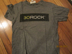 30 Rock Logo Grey Vintage Fit T Shirt Medium